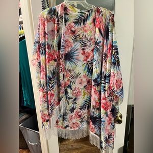 Grace & Lace floral kimono. Sample sale item
